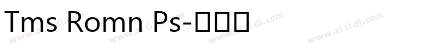 Tms Romn Ps字体转换